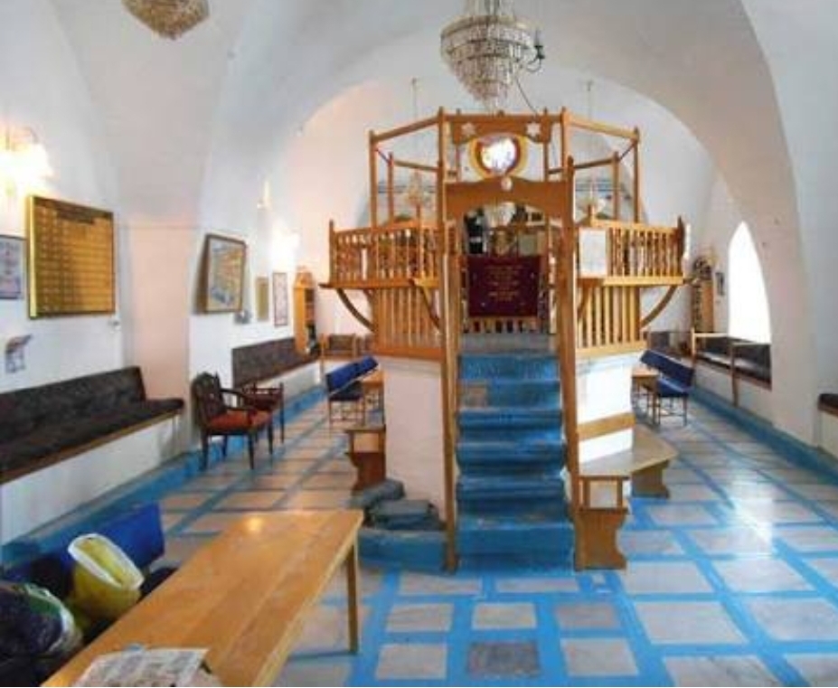 Interior of the Ari Synagogue in Old Safed